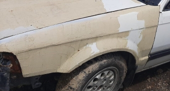 1988 model mazda 323 1.6 çıkma sol ön çamurluk