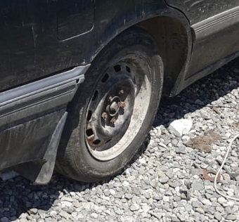 1991 model mazda 929 2.0 çıkma sağ arka jant lastik