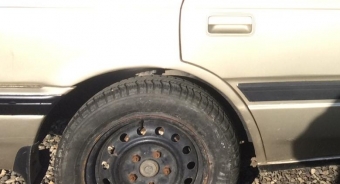 1992 model mazda 626 çıkma sağ arka jant lastik