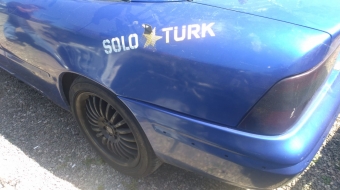 1995 model opel calibra 2.0 çıkma sol arka çamurluk