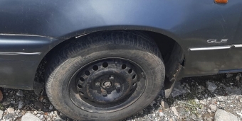 1996 model daewoo nexia 1.5 çıkma sol ön jant lastik
