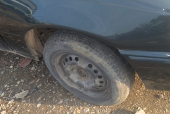 1996 model daewoo racer 1.5 çıkma sağ ön jant lastik