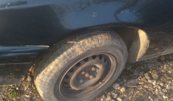 1996 model daewoo racer 1.5 çıkma sol ön jant lastik