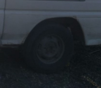 1996 model mitsubishi l300 çıkma sol arka jant lastik