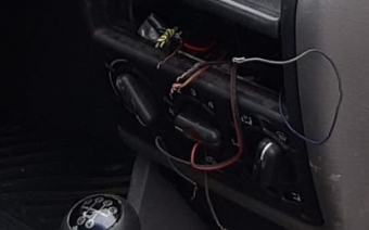 1998 model opel astra f station 1.4 8v çıkma klima kontrol paneli