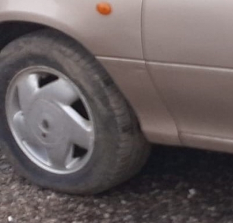 1998 model opel astra f station 1.4 8v çıkma sol ön jant lastik