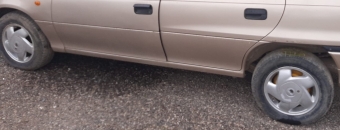 1998 model opel astra f station 1.4 8v çıkma sol takım jant lastik