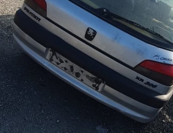 1998 model peugeot 306 1.8 benzinli otomatik çıkma arka tampon