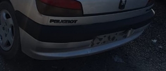 1998 model peugeot 306 1.8 benzinli otomatik çıkma orjinal arka tampon