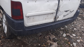 2000 model peugeot partner 1.9 d çıkma arka tampon