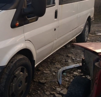 2001 2006 model ford transit 650l çıkma sol marşbiyel