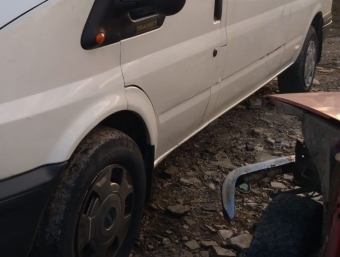 2001 2006 model ford transit 650l çıkma sol takım jant lastik