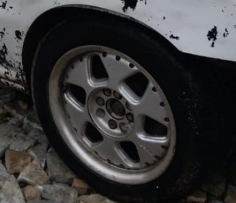 2001 model fiat brava 1.6 16v çıkma takım çelik jant lastik