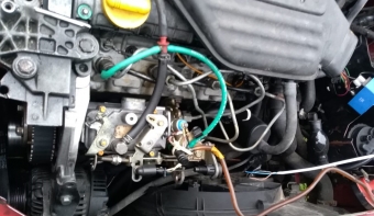 2001 model renault kangoo 1.9 dizel çıkma motor içi tesisat.