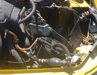 2003 model renault kangoo 1.9 çıkma motor içi tesisat