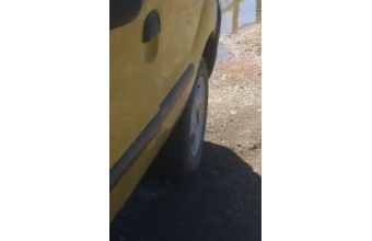 2003 model renault kangoo 1.9 çıkma sol arka jant lastik