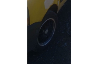 2003 model renault kangoo 1.9 çıkma sol ön jant lastik