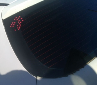 2004 model peugeot 307 1.4 çıkma arka cam