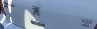 2004 model peugeot 307 1.4 hdi çıkma marka model yazısı