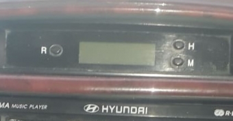 2005 2019 model hyundai accent era çıkma bilgi ekranı.
