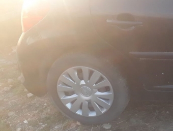 2009 model peugeot 207 1.4 benzinli çıkma sağ arka jant lastik