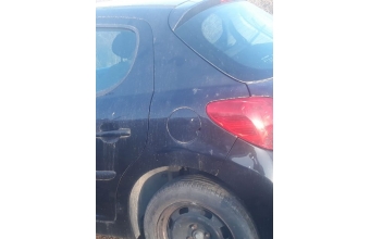 2009 model peugeot 207 1.4 benzinli çıkma sol arka çamurluk