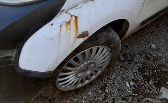 2009 model peugeot bipper 1.4 hdi çıkma sol ön jant lastik