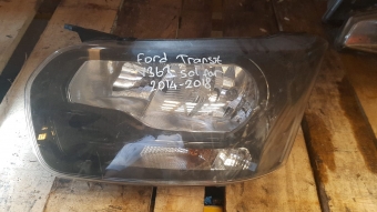 2014 2018 model ford transit v363 çıkma sol far siyah zemin