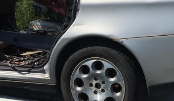 alfa romeo 166 çıkma sol arka jant lastik
