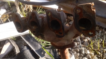 daewoo racer çıkma egzoz manifold