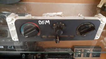 dfm van çıkma klima kontrol paneli