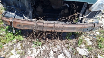 hyundai starex çıkma ön tampon demiri