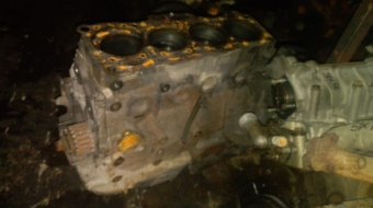 mazda 626 1.8 çıkma dolu motor alt bloğu