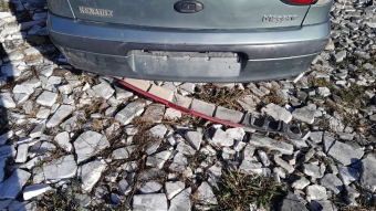 Megane 1 arka tampon orjinal parça