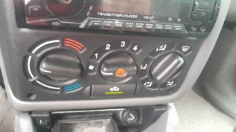 Opel astra f kalorifer kontrol paneli 4bin