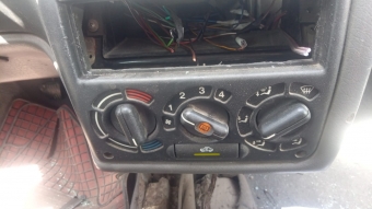 Opel Astra f kalorifer kontrol paneli klimasiz