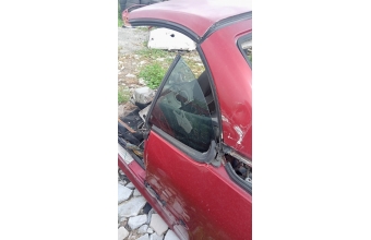 Pejo 206 CC sol arka kelebek cam