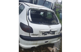 peugeot 206 kesme komple arka