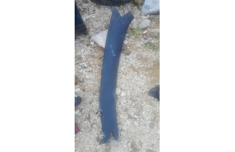 Peugeot 206cc sol ön cam direk plastiği