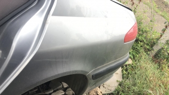 peugeot 607 çıkma orjinal sol arka çamurluk
