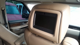Range rover koltuk baslık multimedya