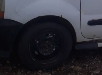 renault kangoo 1.9 tek sürgü çıkma sol ön jant lastik