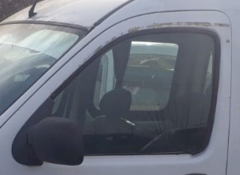 renault kangoo 1.9 tek sürgü çıkma sol ön kapı camı