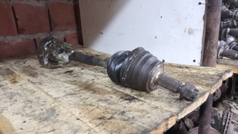 Renault Master 2 sol akis