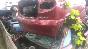 renault megane 2 coupe çıkma arka tampon