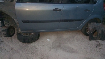 Renault Scenic 2 sol masbiyel kesme