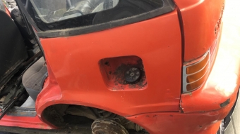 suzuki swift kesme sol arka çamurluk